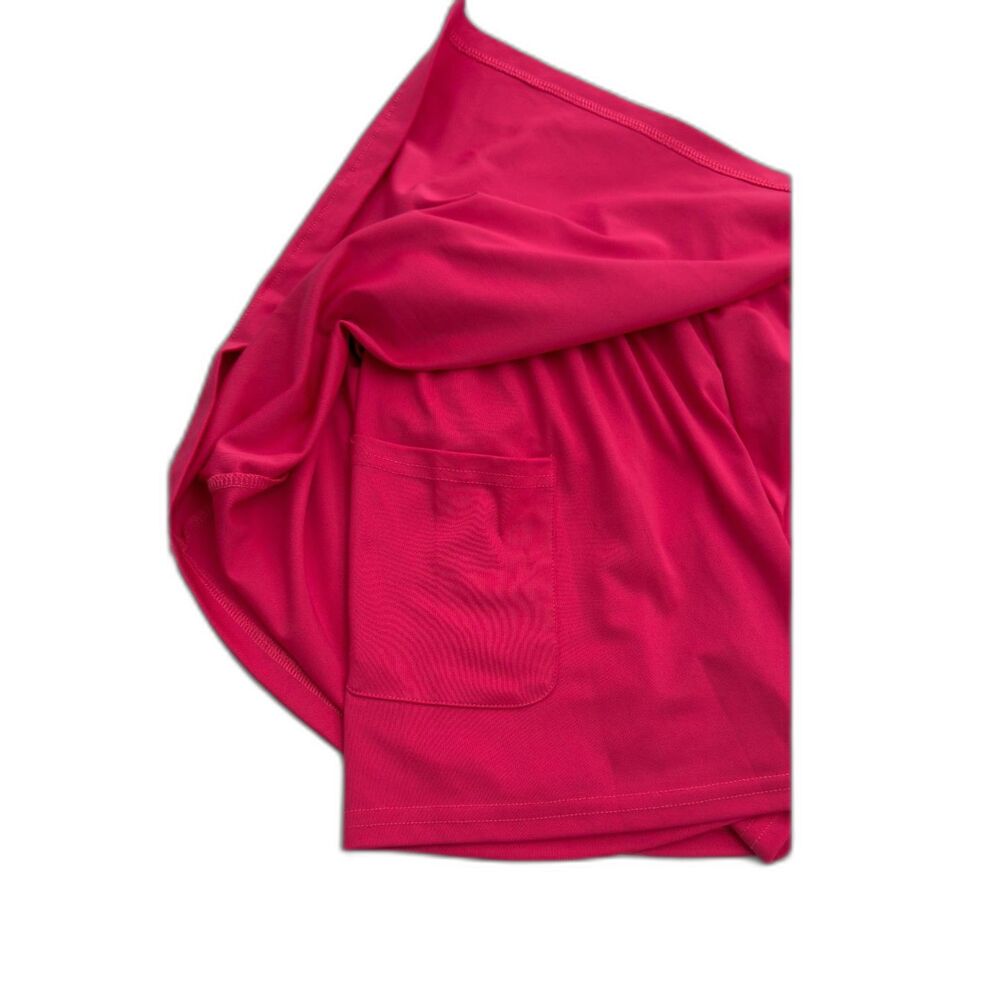Skort Hot Pink Front Slit Media Pocket Activewear Size Small - Picture 3 of 7